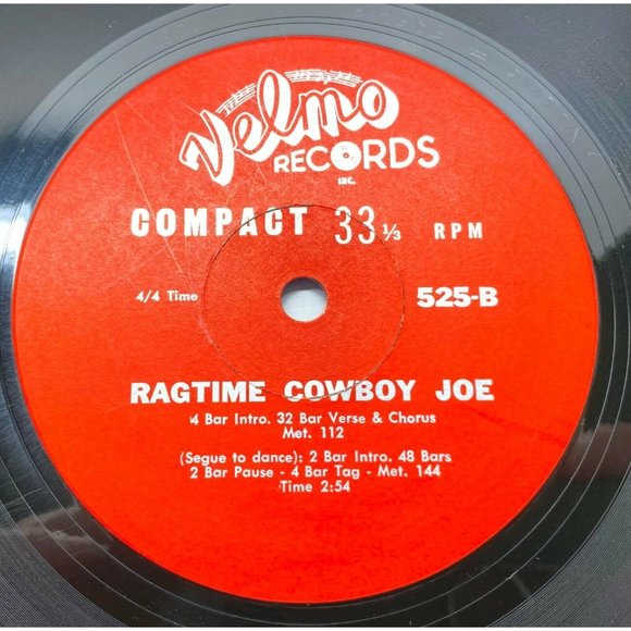 Lot of 3 Velmo Records Dance Educational Compact 33's and 45's Ragtime - Picture 4 of 8